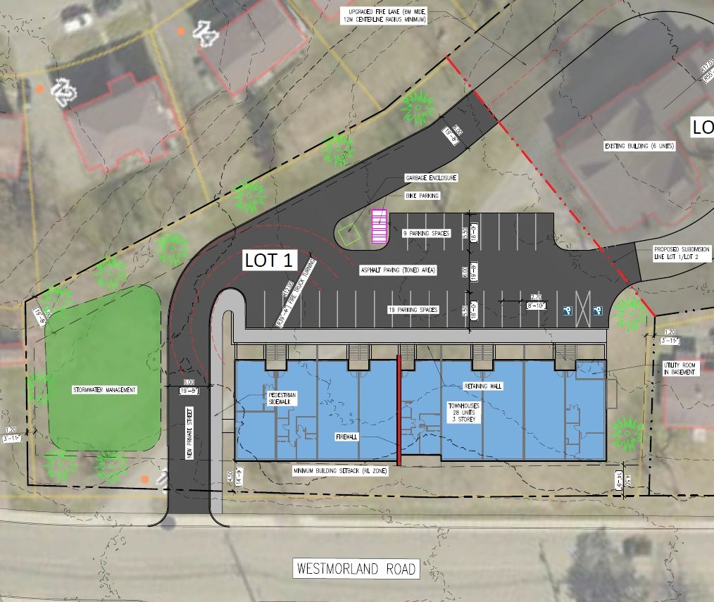 Westmorland project rendering — Saint John NB